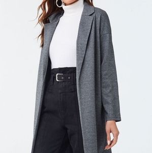 Chevron Print Duster Cardigan